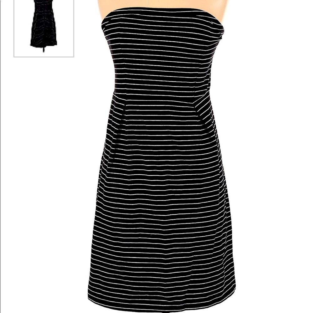 OLD NAVY XS cotton strapless dress